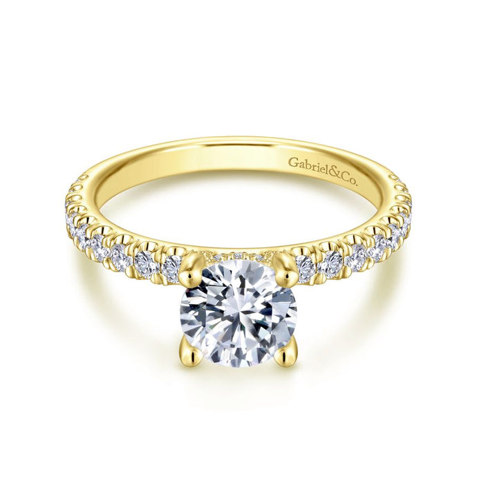14KT White Gold Engagement Ring