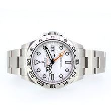 Load image into Gallery viewer, Rolex Explorer II, Stainless Steel, White Dial, 42mm