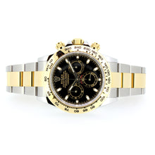 Load image into Gallery viewer, Rolex Daytona, Steel and 18KT Yellow Gold, Black Dial, 40mm