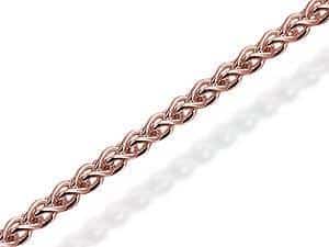 Rose Gold Spiga Chain, 0.90mm, 18