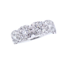 Load image into Gallery viewer, 14KT white gold ring with 1.45ctw round diamonds, G/H-SI, se...
