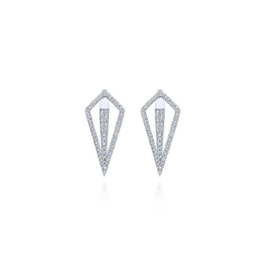 14KT White Gold Earrings