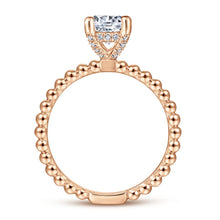 Load image into Gallery viewer, 14KT Rose Gold Solitaire Ring
