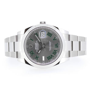 Rolex DateJust 41, Stainless Steel, "Wimbledon" dial