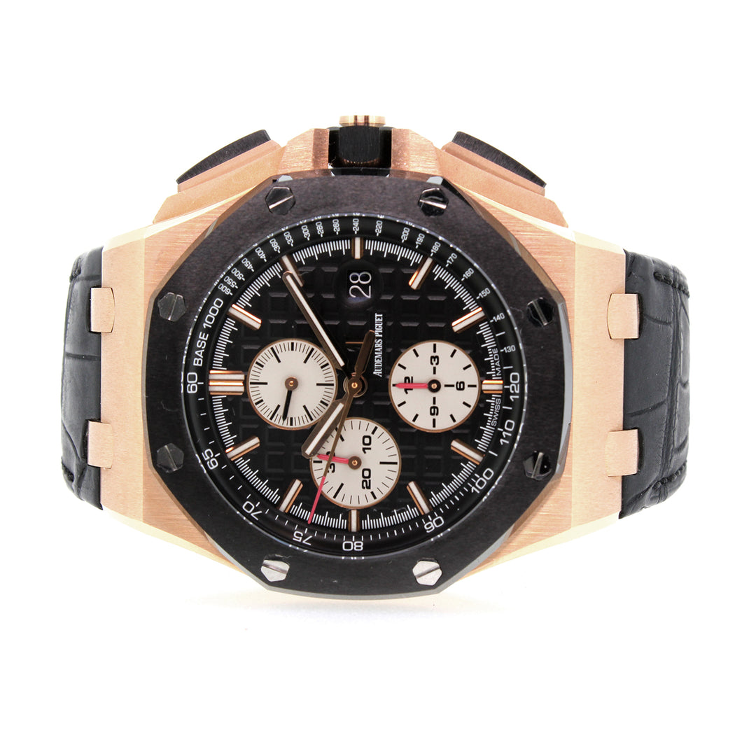 Audemars Piguet Royal Oak Offshore Chrono, 18KT Rose Gold, 44mm