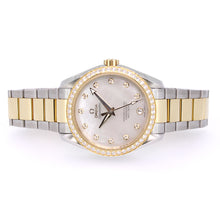 Load image into Gallery viewer, Omega Seamaster Aqua Terra, Steel and 18KT, Diamond Bezel and Dial, 39mm
