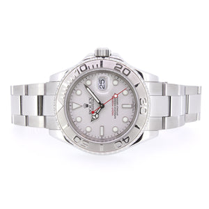 Rolex Yacht-Master, Stainless Steel, Platinum Bezel, 40mm