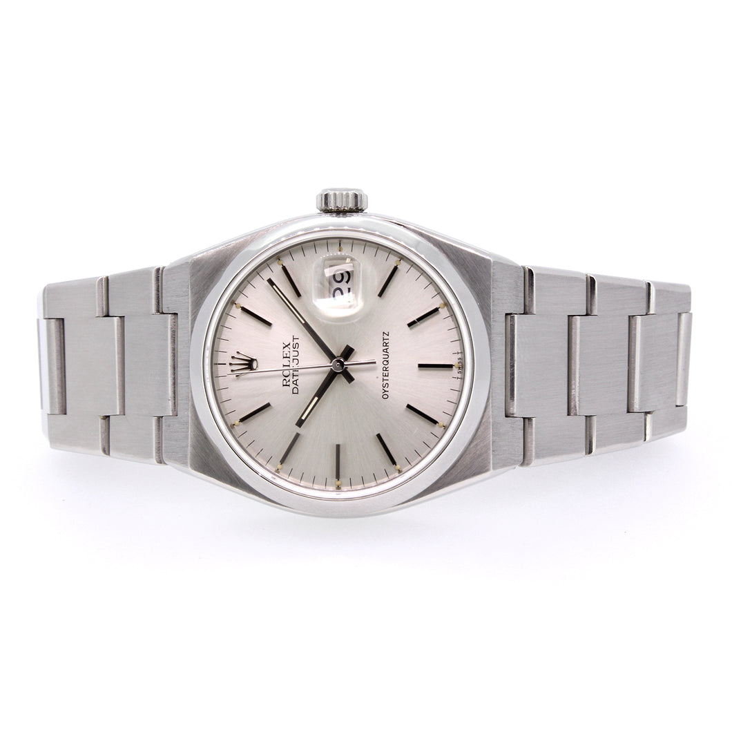 Rolex Oysterquartz, Stainless Steel, Silver Dial, 36mm