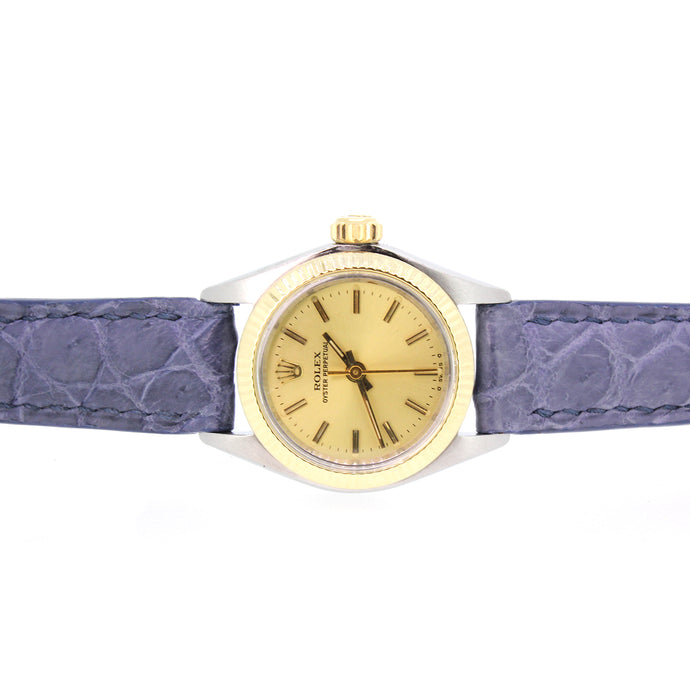Rolex Oyster Perpetual, Steel and Yellow Gold, 24mm