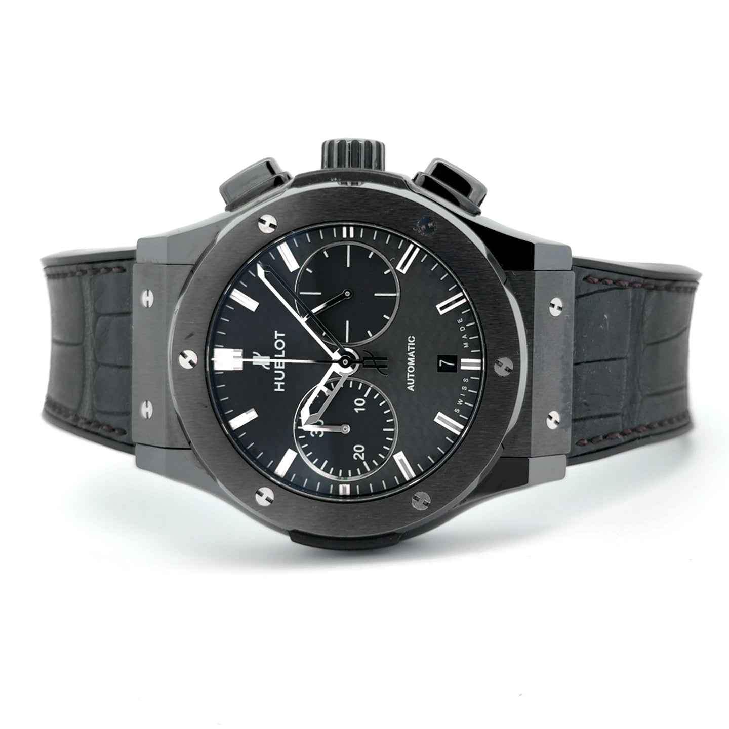 Hublot Classic Fusion Black Magic Chronograph, Carbon Fiber Dial