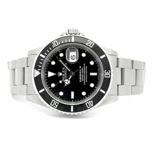 Rolex Submariner, Stainless Steel, Black Dial and Bezel, 40mm