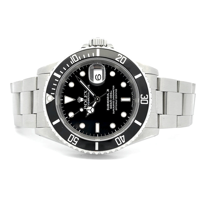 Rolex Submariner, Stainless Steel, Black Dial and Bezel, 40mm