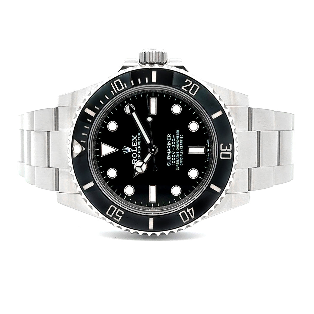 Rolex Submariner, Stainless Steel, Black Dial and Bezel, 41mm