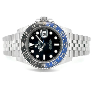 Rolex GMT-Master II "Batgirl", Black and Blue Bezel, Jubilee Bracelet, 40mm