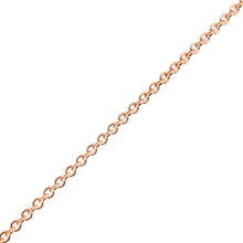 Load image into Gallery viewer, Rose Gold Cable Chain, 1.3mm, 22&quot; adjustable slide
