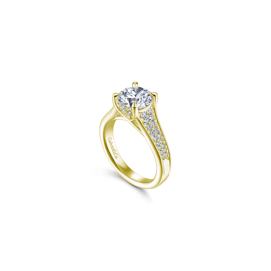 14KT Yellow Gold Engagement Ring