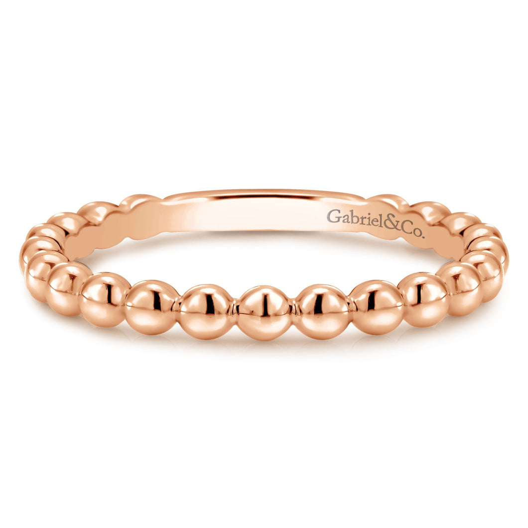 14KT Rose Gold Band