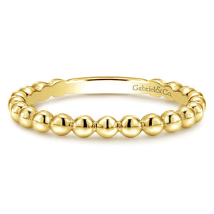 14KT Yellow Gold Band