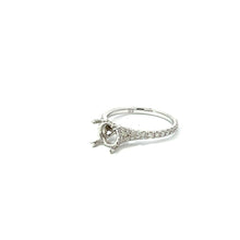 Load image into Gallery viewer, 18KT White Gold Split Shank Engagement Ring with 0.56ctw dia...
