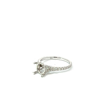 Load image into Gallery viewer, 18KT White Gold Split Shank Engagement Ring with 0.56ctw dia...
