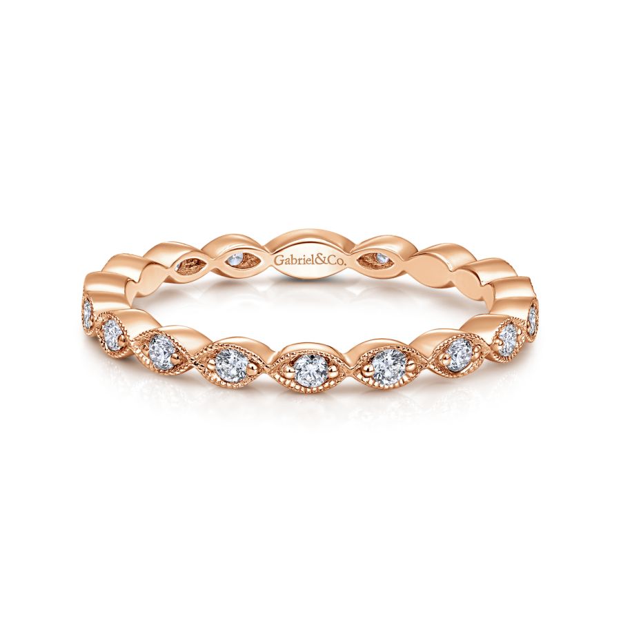 14KT Rose Gold Band