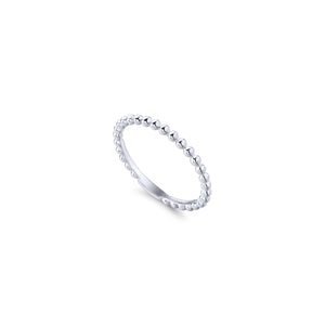 14KT White Gold Band