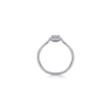 Load image into Gallery viewer, 14K White Gold Diamond Halo Promise Ring, 0.28ctw H/I-SI
