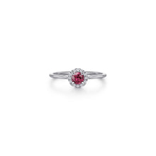 Load image into Gallery viewer, 14K White Gold PT - Pink Tourmaline Ring, 0.06ctw H/I-SI, 0....
