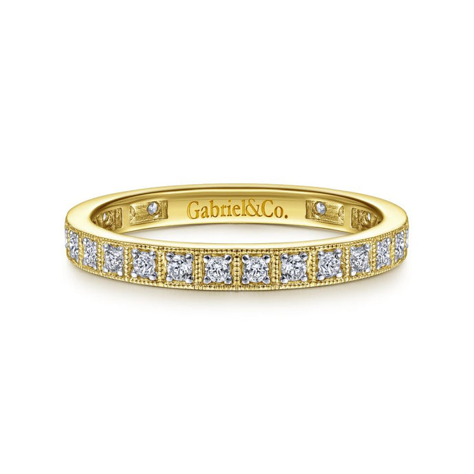 14KT Yellow Gold Eternity Band