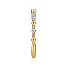 Load image into Gallery viewer, 14K Yellow Gold Alternating Diamond and Bujukan Ball Ring, 0...
