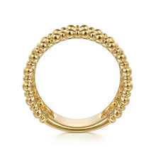 Load image into Gallery viewer, 14KT yellow gold Bujukan ring with kite pattern center
