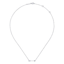 Load image into Gallery viewer, 14K White Gold Fashion Necklace, 0.02ctw, H/I-SI
