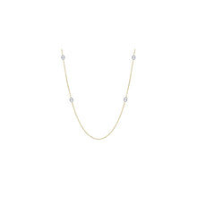 Load image into Gallery viewer, 14KT White and Yellow Gold Two-Tone Necklace
