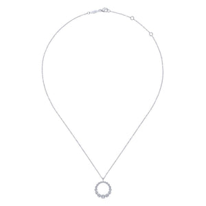 14K White Gold Fashion Necklace, 0.24ctw, H/I-SI