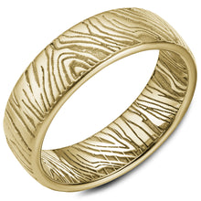 Load image into Gallery viewer, 14KT yellow gold band with textured finish, 7mm, size 10
