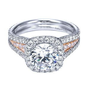 18KT Rose Gold Engagement Ring