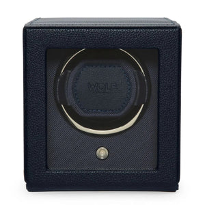 WOLF Cub Collection watch winder with cover and lock-in cuff...