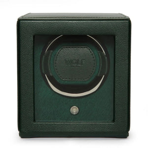 WOLF Cub Collection watch winder with cover and lock-in cuff...