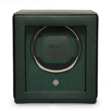 Load image into Gallery viewer, WOLF Cub Collection watch winder with cover and lock-in cuff...
