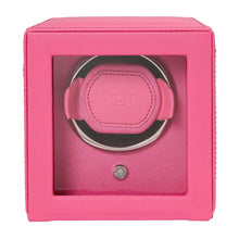 Load image into Gallery viewer, WOLF Cub Collection watch winder with cover and lock-in cuff...
