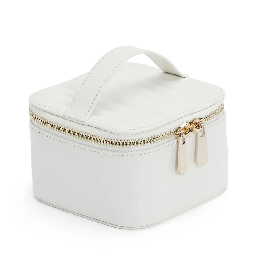 WOLF Maria zip cube, white