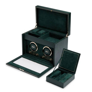 WOLF British Racing double winder, with storage and travel c...