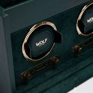 WOLF British Racing double winder, with storage and travel c...