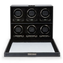 Load image into Gallery viewer, British Racing 6 Piece Watch Winder - Black
