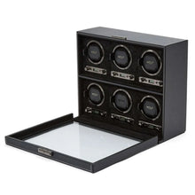 Load image into Gallery viewer, British Racing 6 Piece Watch Winder - Black
