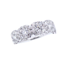 Load image into Gallery viewer, 14KT white gold ring with 1.44ctw round diamonds, G/H-SI, se...
