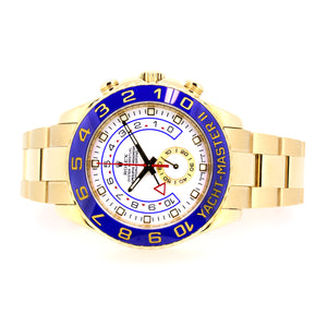 Rolex Yacht-Master II, 18KT Yellow Gold, White Dial, 44mm