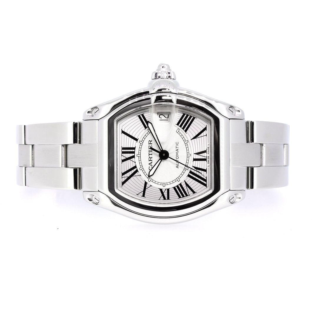 Cartier Roadster, Silver Dial, 37x44mm