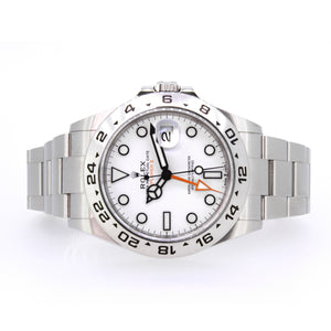 Rolex Explorer II, Stainless Steel, White Dial, 42mm