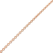 Load image into Gallery viewer, Rose Gold Cable Chain, 1.3mm, 18&quot; adjustable slide
